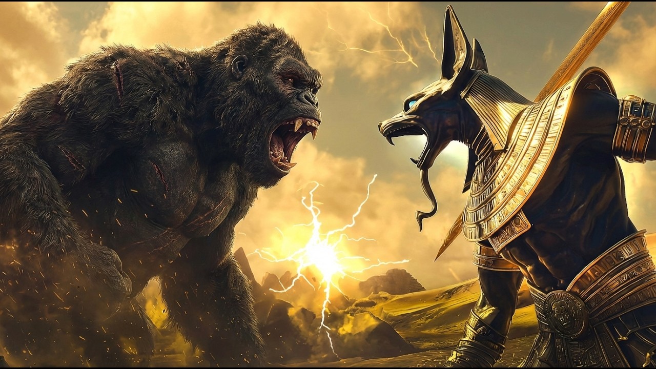 KING KONG vs ANUBIS | Sand, Light, and Destruction Collide