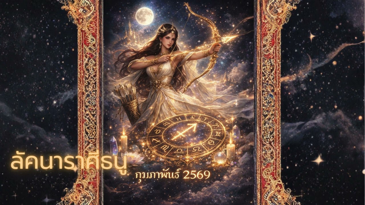 ลัคนาราศีธนู กุมภาพันธ์ 2569🌙 เดือนแห่งความลุ่มหลง การตื่นรู้ และบทเรียนหัวใจ