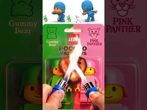Unboxing Fire Lego Pocoyo Vad Boyz Gummy Bear X Pink Panther
