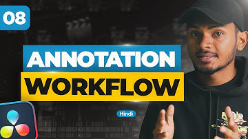 Annotations in media Tab - DaVinci Resolve 19 | Crash Course | Class 8 - Hindi