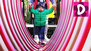 ✿ Играем на Детской Площадке Катаемся с Горок Playground Fun Play Place for Kids playroom