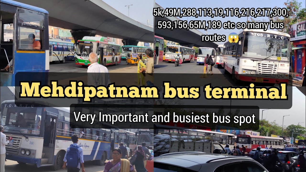 Mehdipatnam bus station || One of the busiest bus terminal in Hyd 