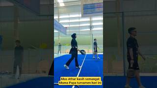 Outfit Citra Kirana dan Rezky Adhitya saat main Padel