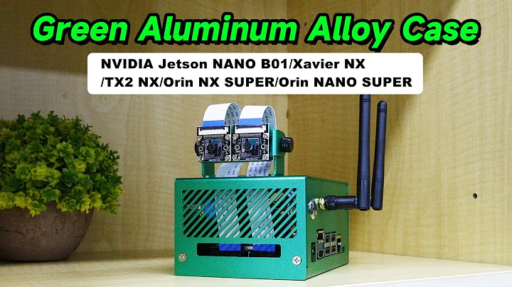 Green aluminum alloy case for NVIDIA Jetson NANO B01/Xavier NX/TX2 NX/Orin NX SUPER/Orin NANO SUPER