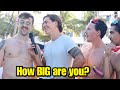 How big is your  asking strangers in miami beach