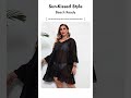 Plus Size See-Through Sun Protection One-Piece Beach Dress #summerfashion #summer #fashion #dress