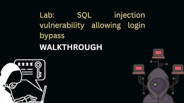 PortSwigger Walkthrough - Lab: SQL injection vulnerability allowing login bypass
