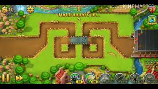 FIELDRUNNERS 2 GAME PLAY LEVEL 2 GRASSLANDS