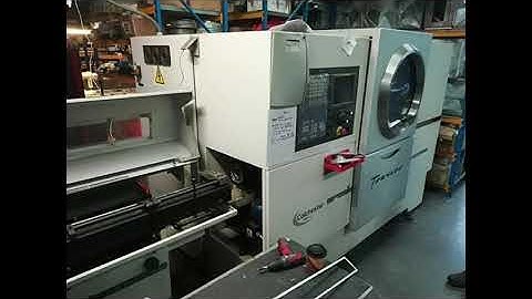 Colchester 3 axis CNC lathe with barfeeder