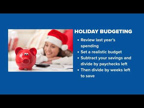 Believe it or not, it could be time to start budgeting for the holidays