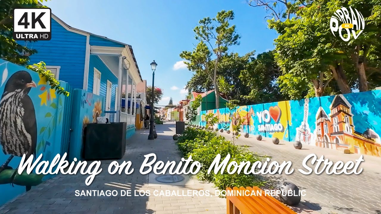 Walking 4K | POV on Benito Moncion Street, Santiago, Dominican Republic 🇩🇴 | UrbanPOV 4K #pov #walk