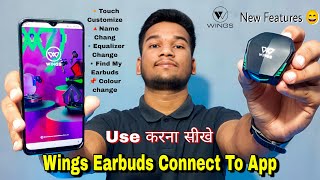 Wings Earbuds Connect to Wings Sync App ⚡ How to use wings sync app | Wings Phantom App Connect Use screenshot 1