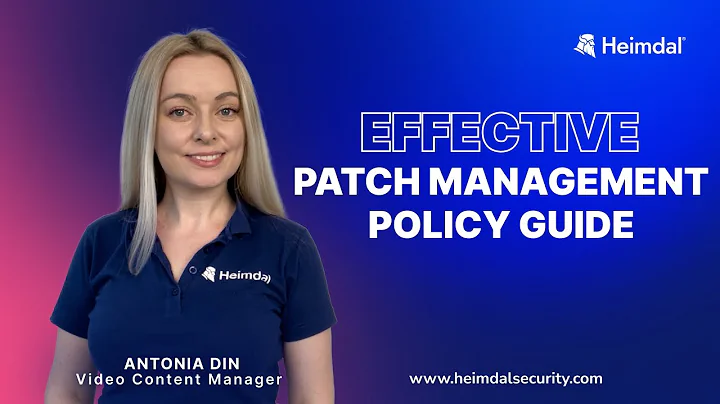 How to Create an Effective Patch Management Policy