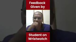 Amazing feedback given by Sandeep Jaltare on wrist watch analysis course || Sandeep Kumar Rawat