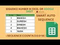 Add Sequential Numbers in Excel & Google Sheets 📊