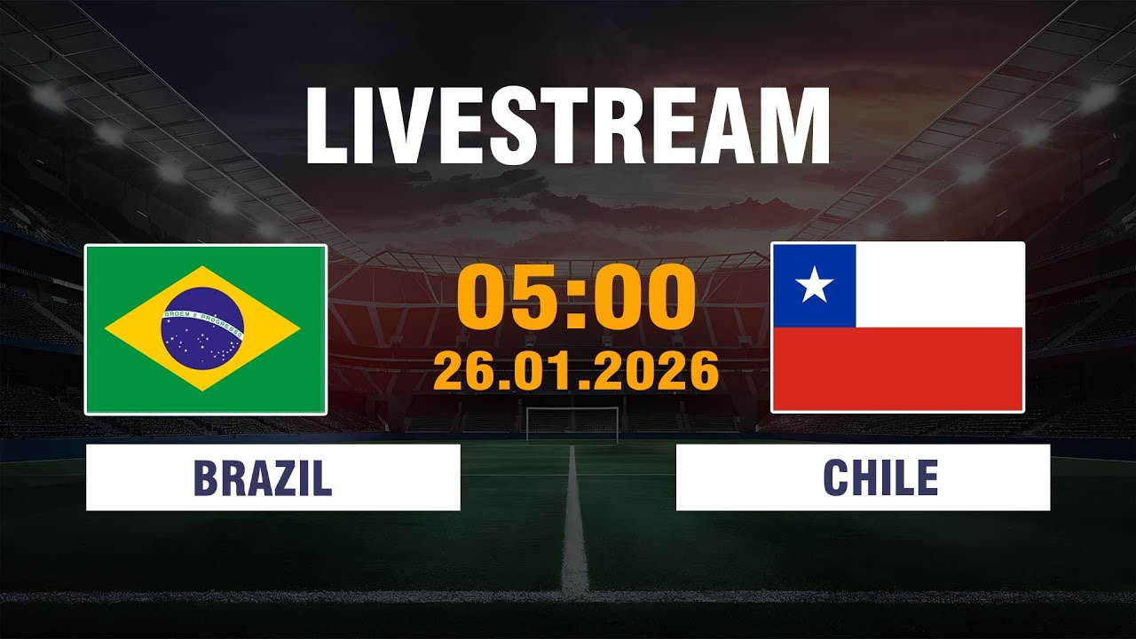 🔴 Brazil vs Chile | South American Fire on the Big Stage