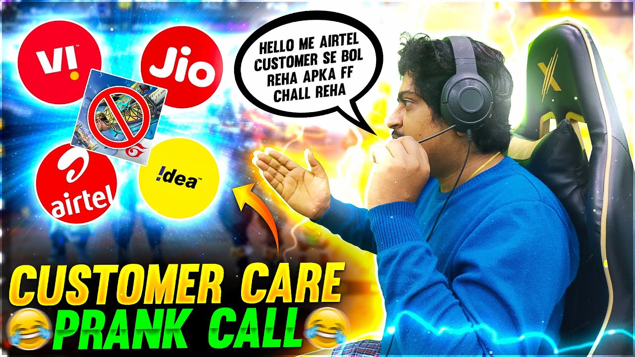 Garena Customer Care 🤣Prank call🤣 | Free Fire Banned in India | Day - 6