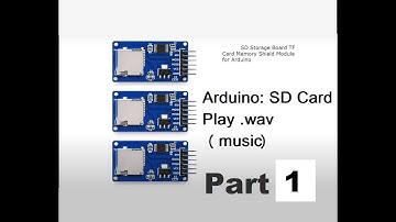 Arduino: Audio Player wav file (Music) (TMRpcm library) (SD Card Reader) Part 1
