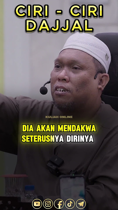 CIRI CIRI DAJJAL - Ustaz Auni Mohamed #2024
