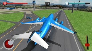 US Police Robot Car Transporter Plane Simulator - Android Gameplay screenshot 5