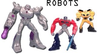 Mcdonalds Transformers Prime Robots Happy Meal Complete 6 Review 2013