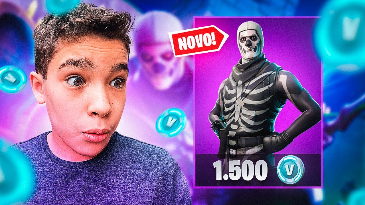 CONSEGUI A SKIN QUE EU MAIS QUERIA NO FORTNITE!!