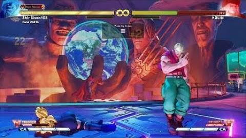 STREET FIGHTER V Nash tech for hp Sonic Boom and V Trigger 2