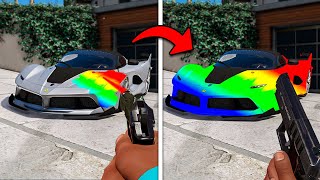 Tudo Que Eu Atirar Muda Para Uma Cor Aleatória No Gta 5