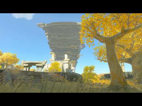 Great Sky Island | A View of the Temple of Time | The Legend of Zelda: Tears of the Kingdom