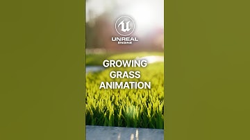 Unreal Engine growing Grass animation Effect for 1 min Tutorial #realtimeanimation #unrealengine