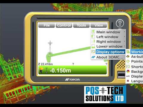 Import .DWG and .XML files directly to Topcon 3DMC