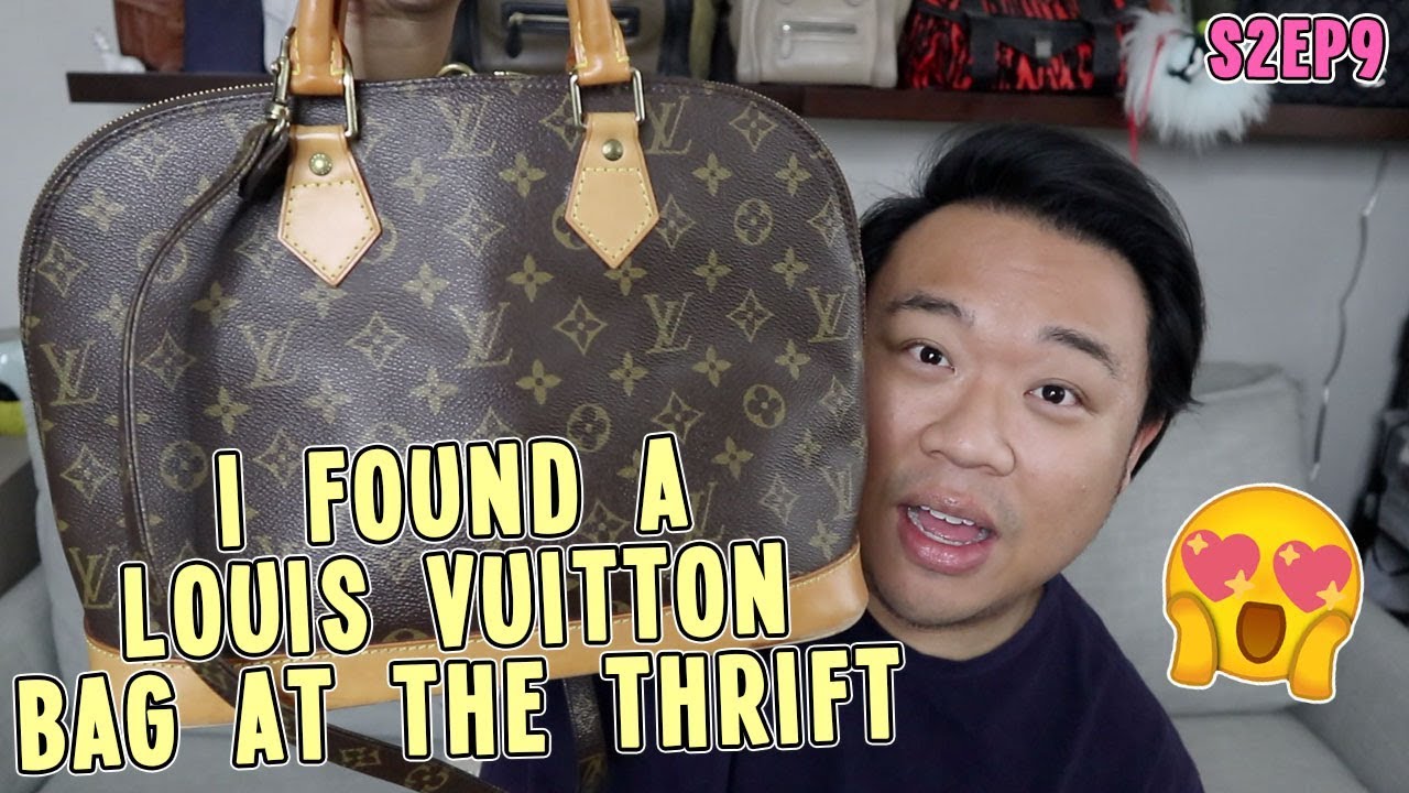 I FOUND A LOUIS VUITTON BAG AT THE THRIFT