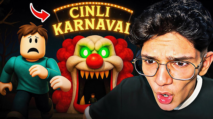 TERK EDİLMİŞ CİNLİ LUNAPARKTAN KAÇMAK | ROBLOX