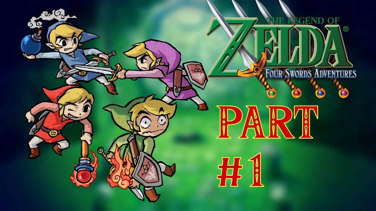 FOUR SWARDS PLAY LEGEND OF ZELDA FOUR SWORDS ADVENTURE PART 1