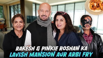 Rakesh & Pinkie Roshan Ka Beautiful Mansion, Filmy Baatein, Arbi Fry Aur Dilip Ka Krrish Look!