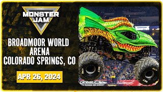 Monster Jam Colorado Springs, CO (Full Event) | April 26, 2024 | Arena Series East