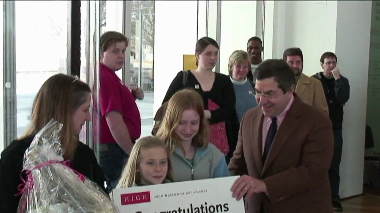 Louvre Atlanta One Millionth Visitor YouTube