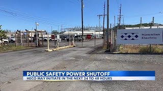 HECO to initiate a Public Safety Power Shutoff to prepare for severe weather from Tropical Storm