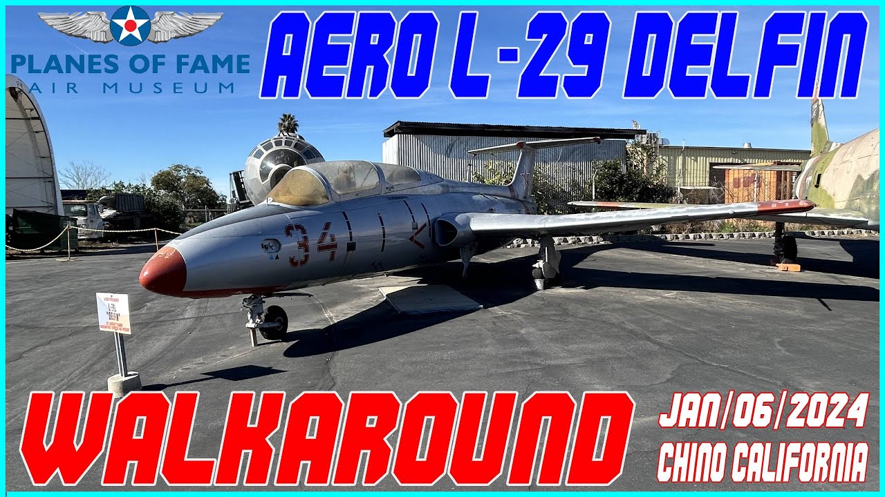 AERO L-29 DELFIN WALK AROUND - YouTube