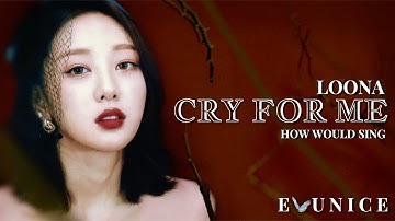 how would LOONA sing - CRY FOR ME by TWICE