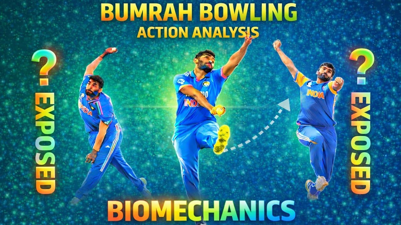 Why Bumrah is UNSTOPPABLE – Complete Bowling Action Analysis! 🧠🔥