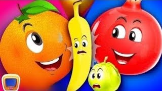 The Fruit Friends Nursery Rhyme  Toddler Learning Videos for Babies