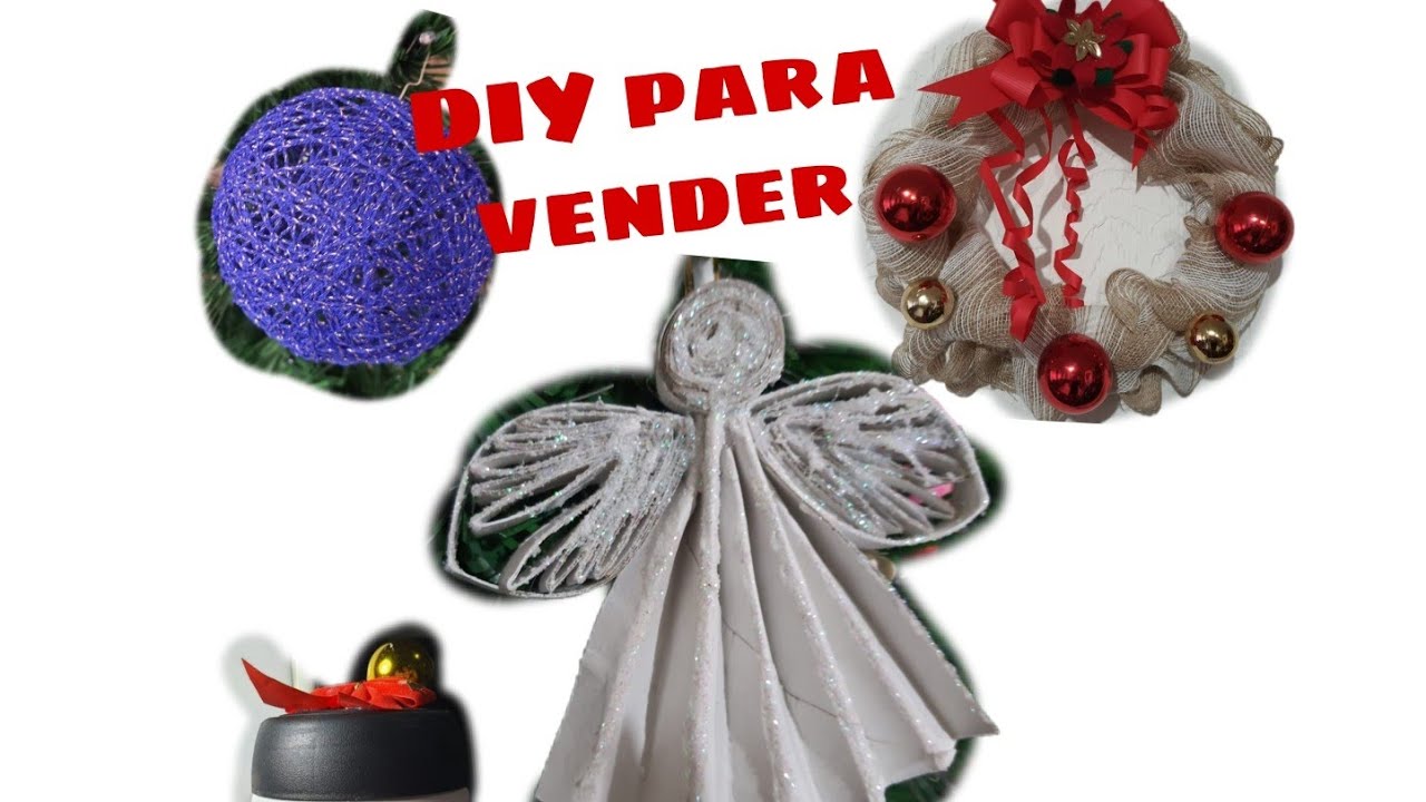 5 MANUALIDADES NAVIDEÑAS PARÁ VENDER, CON RECICLAJE FACIL