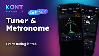 Tuner & Metronome: Tune your guitar with your phone in seconds 🎸 | Kont Technology