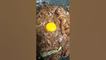 Kway Teow Recipe Shorts ASMR KwayTeow With Egg Yummy 