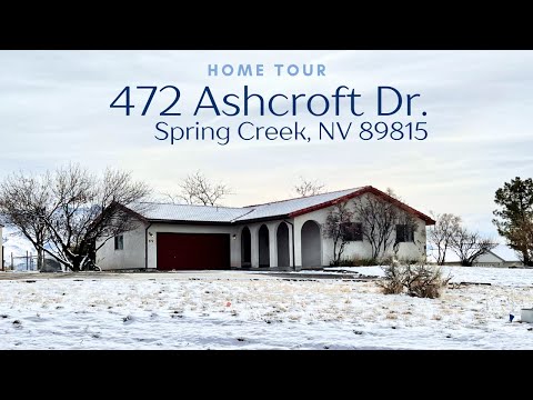 472 Ashcroft Dr., Spring Creek, NV home video tour