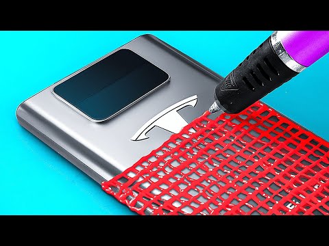 <strong>3D</strong> <strong>펜</strong> 핸드폰 케이스 📱🖌️ 집에서 시도해볼 접착제건 &amp;amp; 폴리머 클레이로 만드는 신기한 공예
