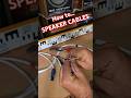 How to make the BEST DIY SPEAKER CABLES - SPEAKERS CABLE Connection to Amplifier - AUDIO TIPS TRICKS