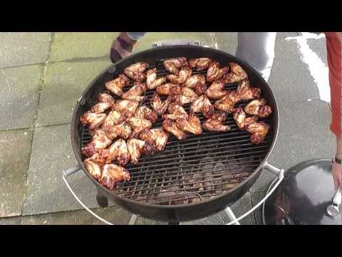 Chicken wings as I like it. Low and slow !