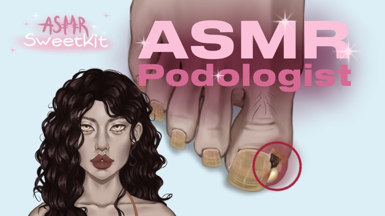 ASMR PODOLOGIST | Ingrown toenail removal | Animation